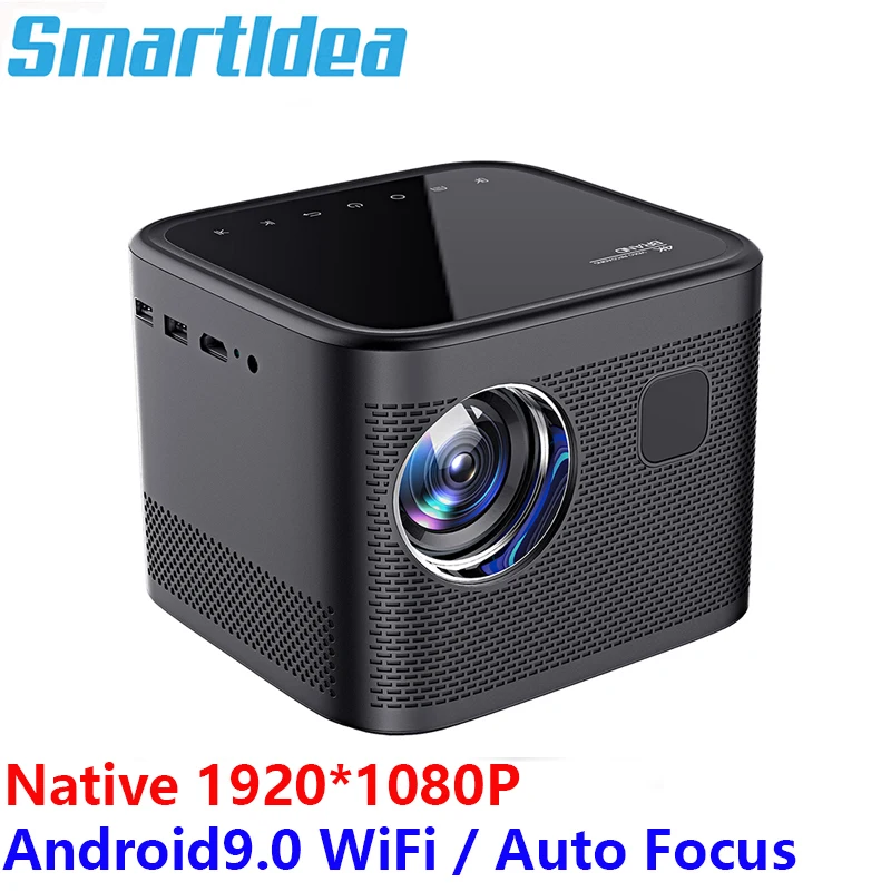 SmartIdea new native 1920 x 1080p full hd projector Android 5G wifi BT5.1 home cinema proyector Auto Focus HD video game beamer