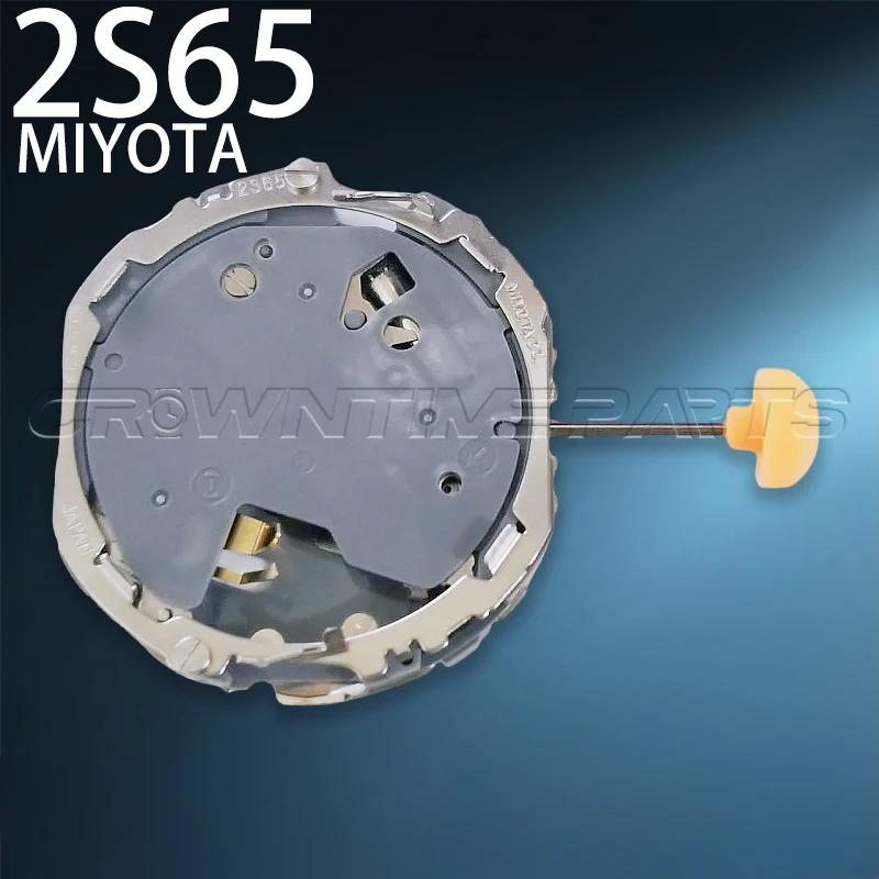 Miyota Watch Movement 2S65 Quartz 3 Hands Date and Day at 3:00 Long Battery Life Size 10 1/2’’’ Height 4.22mm Accessories