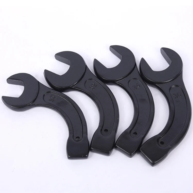 Black hot forging machining Bend handle percussion wrench Bend handle percussion plum wrench 12 angle machine impact wrench