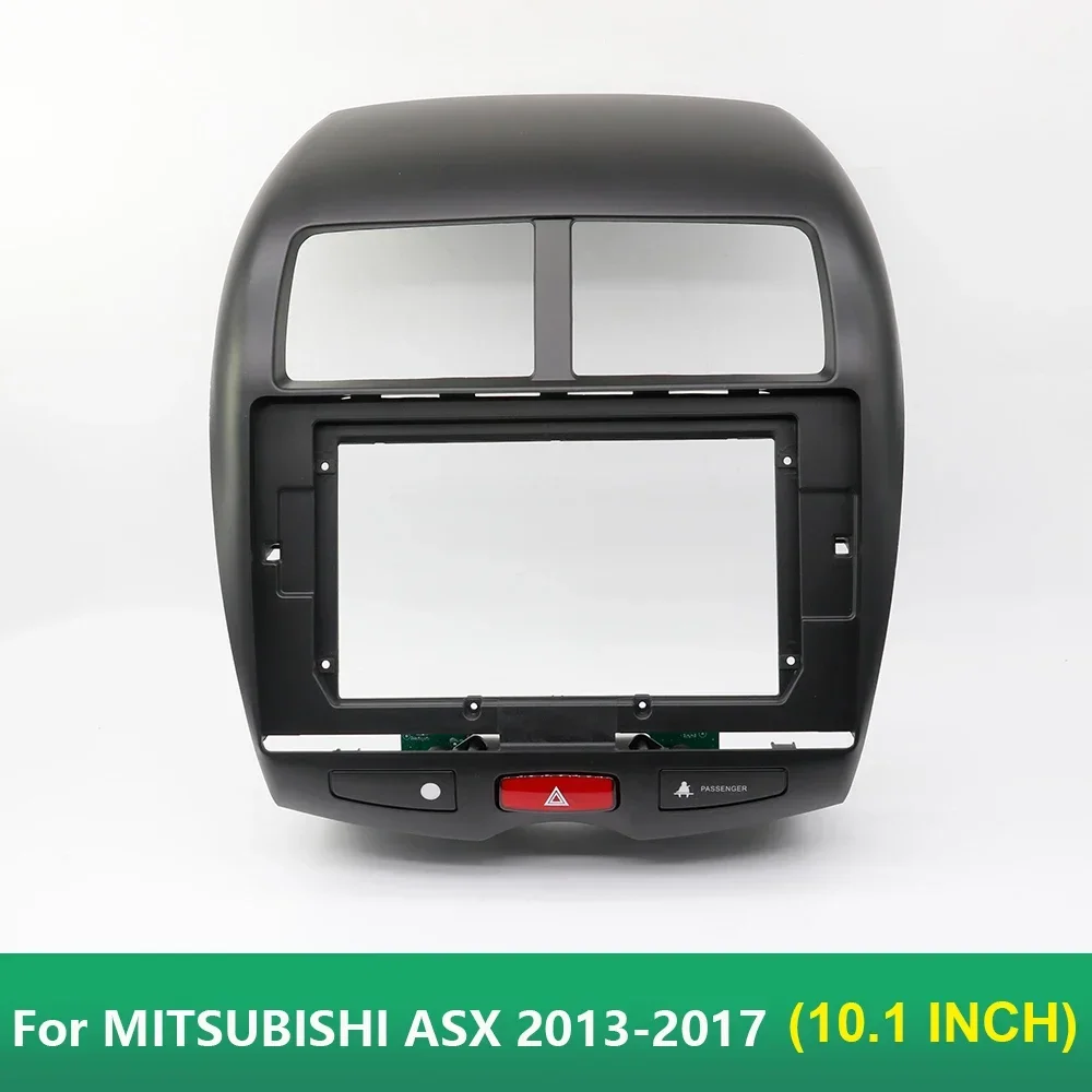 

2 Din 10,1-дюймовый автомобильный радиоприемник для установки DVD GPS mp5 Пластиковая рамка панели лицевой панели для MITSUBISHI ASX 2013 ~ 2017, комплект крепления на приборную панель