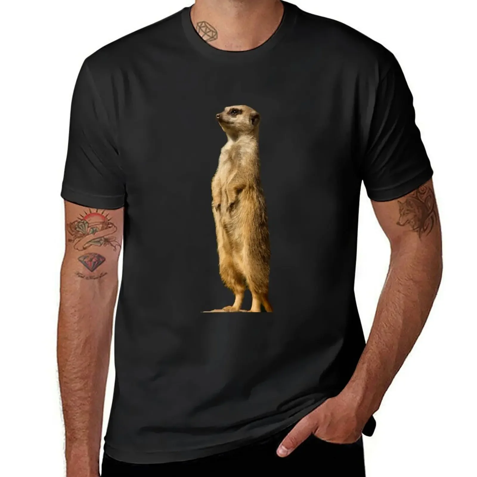 

Meerkat T-Shirt funny meme t-shirts vintage clothes graphic t shirts fitted t shirts for men