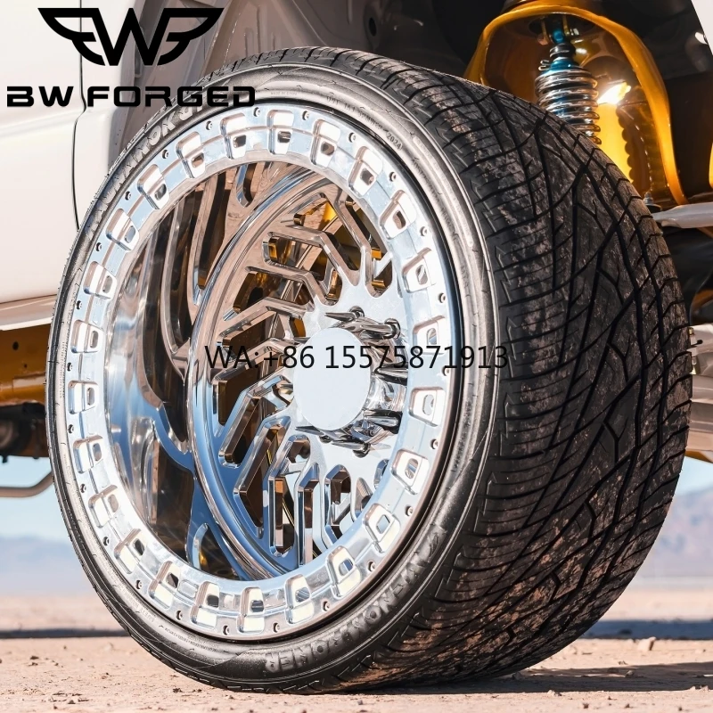 

Кованые легкосплавные диски 22x12 24x14 с глубокой полированной полкой и бедлоком для F150 F250 Silverado1500 6x139.7 8x180 8x165.1 8x170