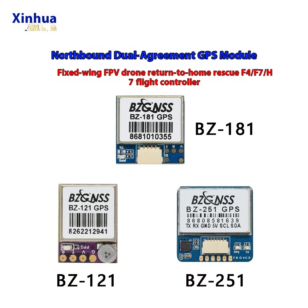 

Bz-121 Fpv Drone с фиксированным крылом, возвратно-спасательный контроллер полета, GPS-пересекающая машина с двумя протоколами для игрушек и хобби