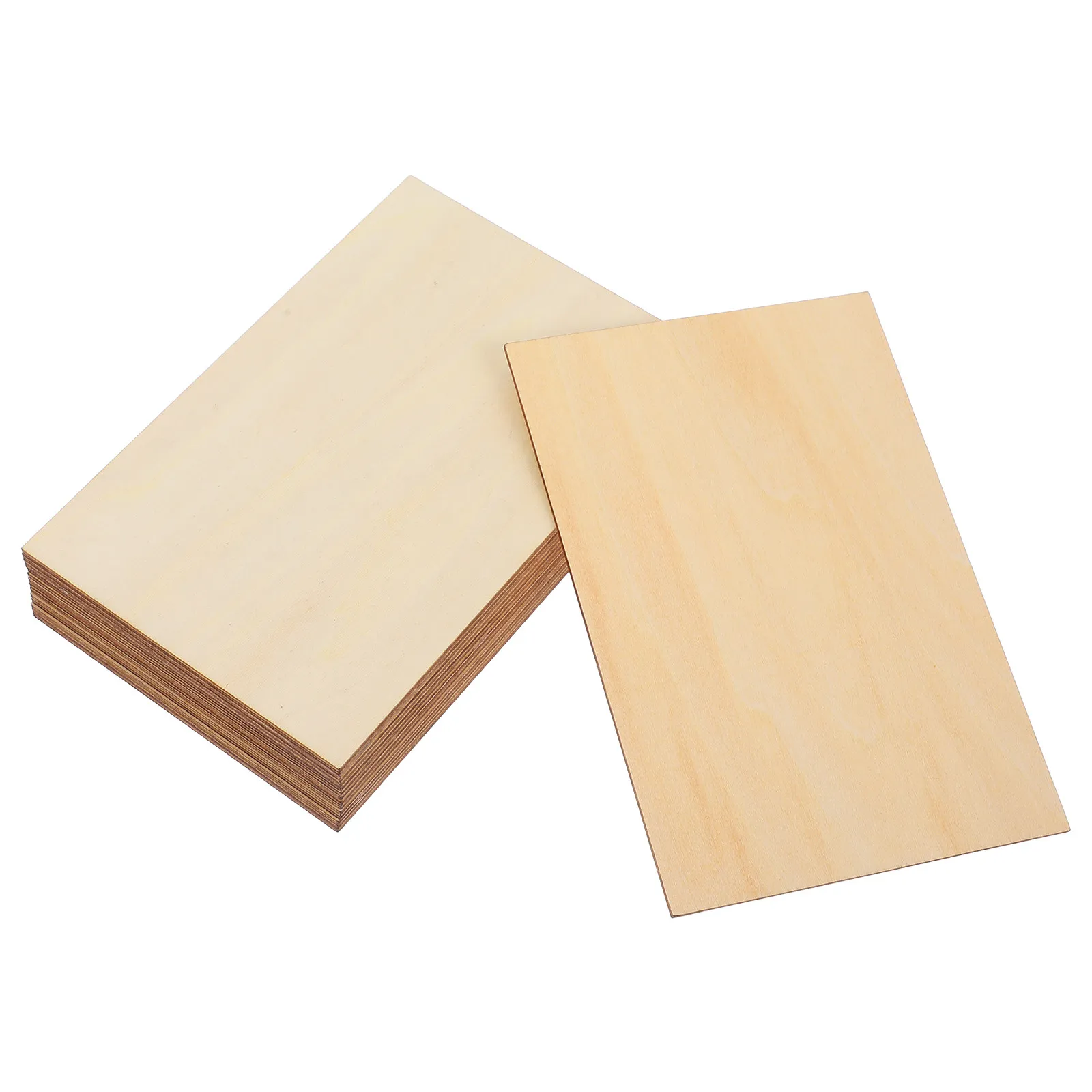 15Pcs Wooden Planks Unpainted Wood Blanks for DIY Craft Projects Painting Engraving Wood Slices for Home Decor Wall Porch