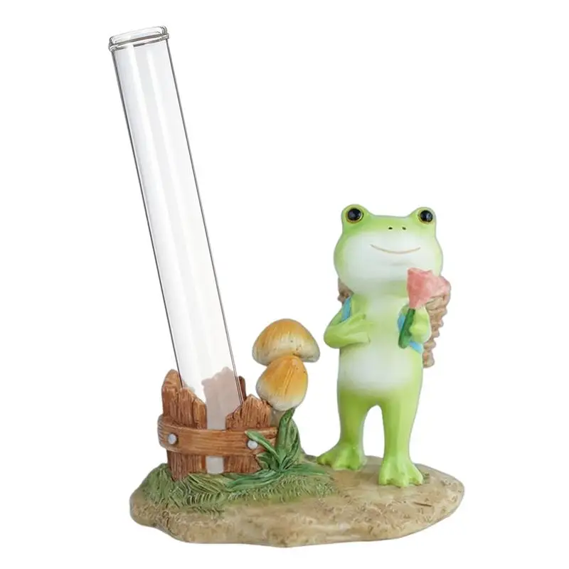 

Frog Figurine For Indoor And Outdoor Creative Miniature Craft Flower Arrangement Ornament Craft Flower Arrangement Ornament