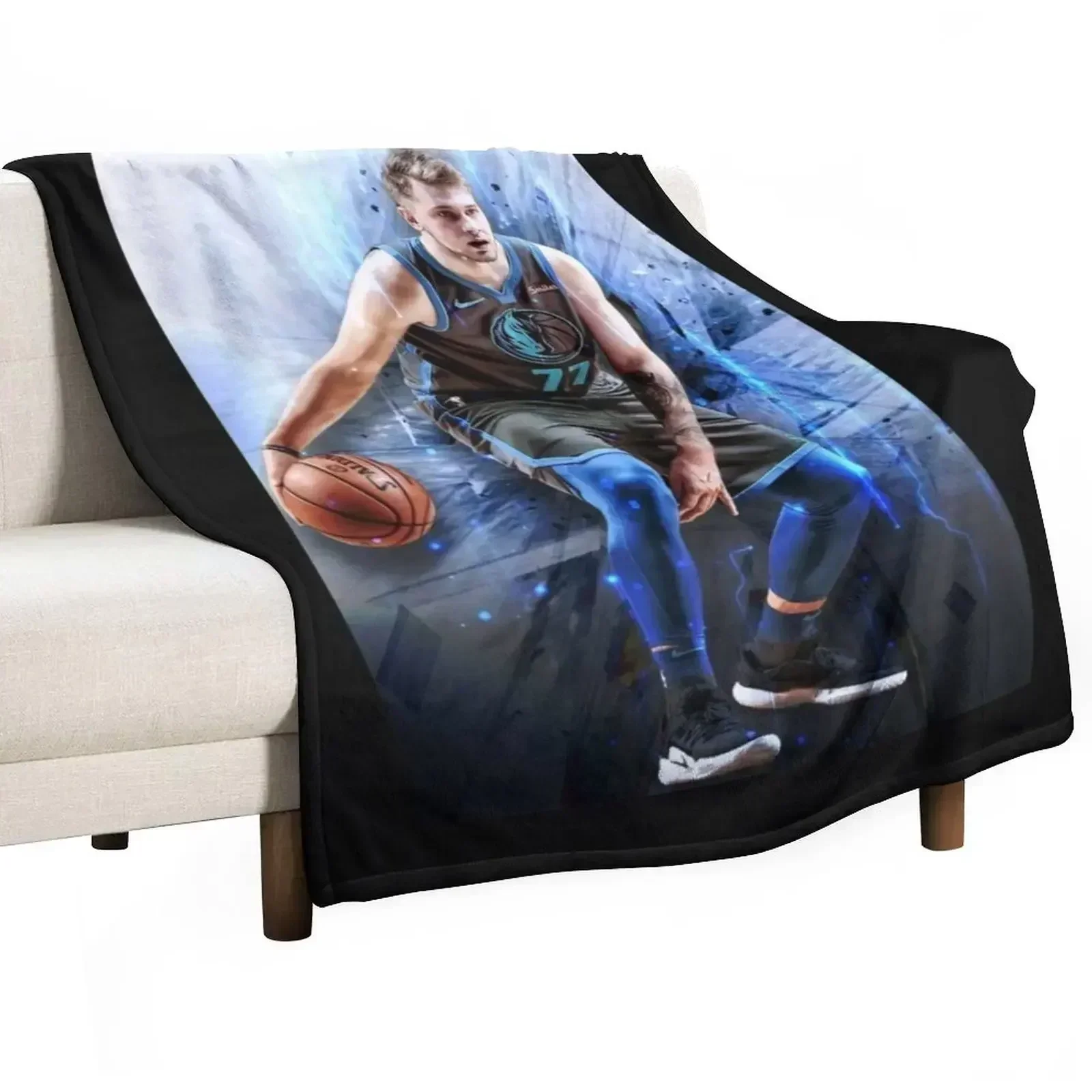 Doncic Luka Art Throw Blanket Vintage Decorative Throw Blankets