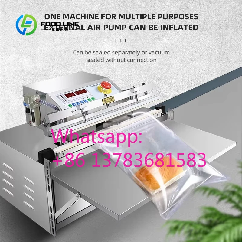 

Fully Automatic Commercial Food Vacuum Sealing Machine Industrial External Vacuum Packaging Service Equipment Customized