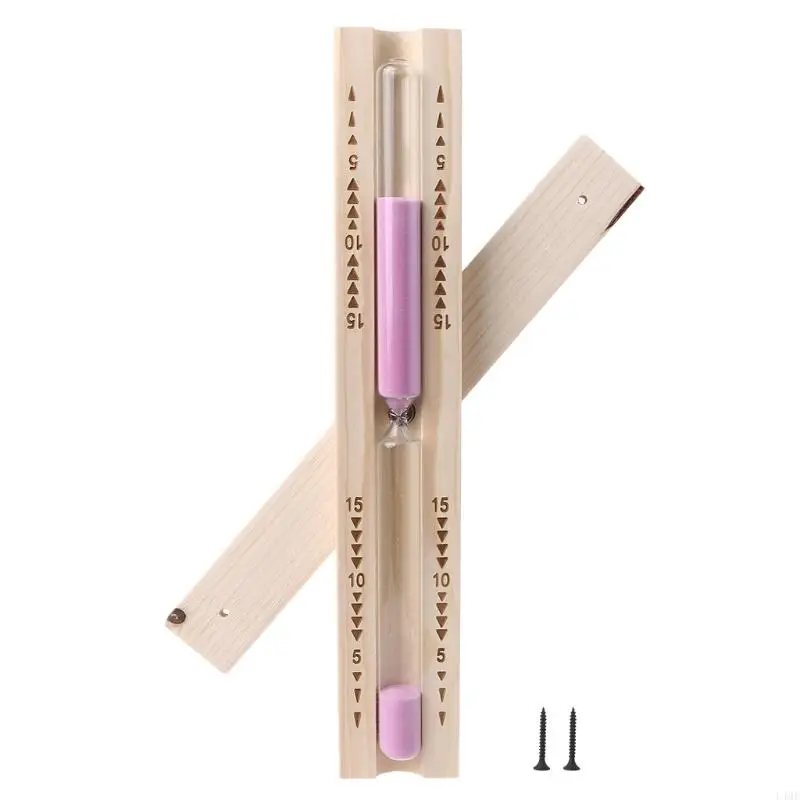 

Deluxe Cedar Wall-Mounted Rotating Sauna Sand Timer- 15 Minutes- Sand Color ( Pink) L4MF