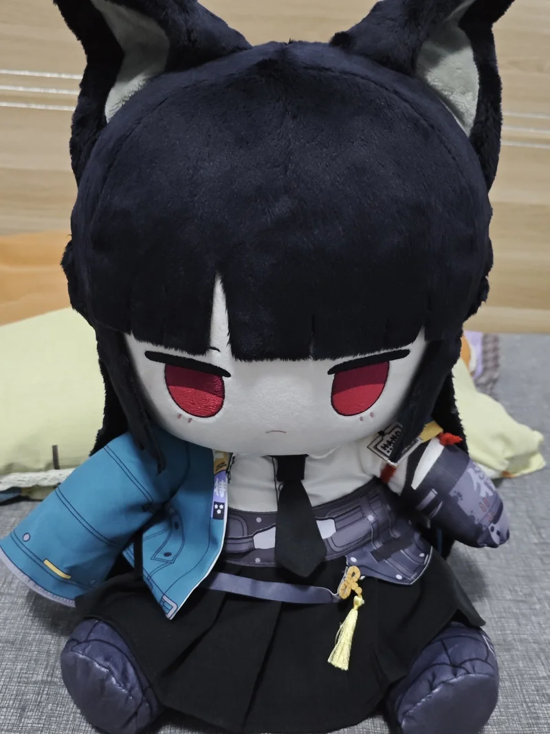 40cm Zenless Zone Zero Game Anime Plush Doll Hoshimi Miyabi Cartoon Doll Soft Stuffed Kawaii Room Decor Cute Birthday Gift