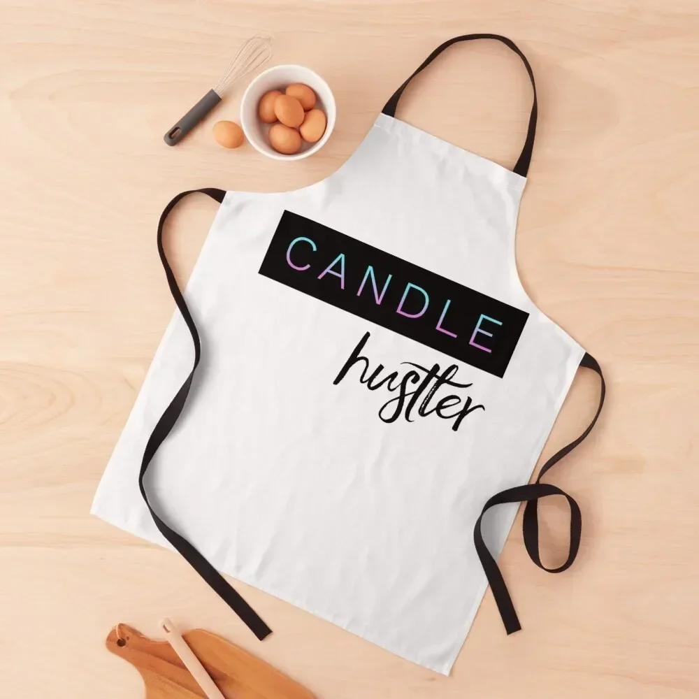 

Candle Hustler Apron Woman Work professional hairdressing Bib For Kitchen Apron
