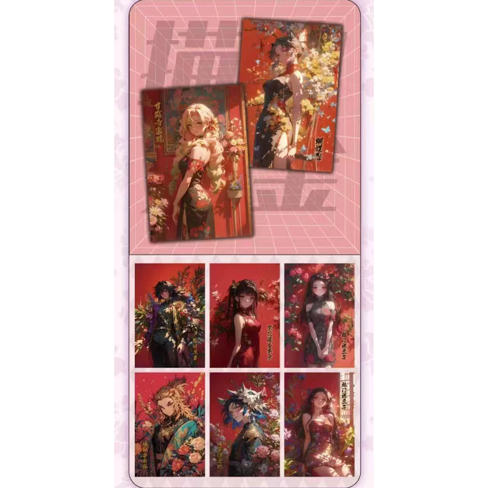2025 Newest Case Wholesale Demon Slayer Card Hangka series Anime Mitsuri Tanjiro CCG TCG Hobbies Gift card
