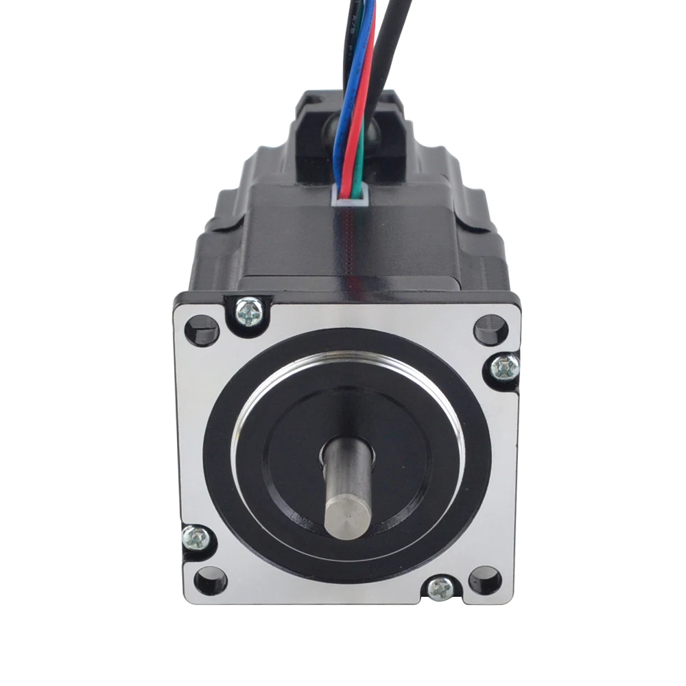 STEPPERONLINE Nema 23 Stepper Motor 1.2Nm 4.0A 2 Phase Motor with Brake Shaft 8mm for CNC