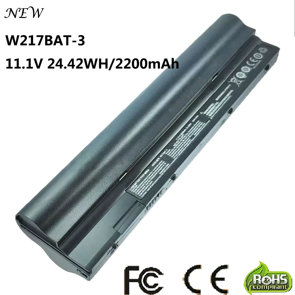 NEW W217BAT-3 2200MAH/24.42WH 11.1V LAPTOP BATTERIES BATTERY FOR CLEVO 6-87-W217S-4DF1 SERIES LAPTOP