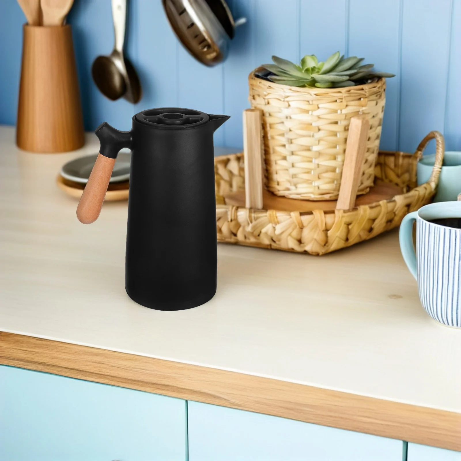 

1Pcs 1L Insulation Pot Warm Keeping Kettle Safe Healthy Temperature Maintenance Household Travel Use Large Capacity Thermal