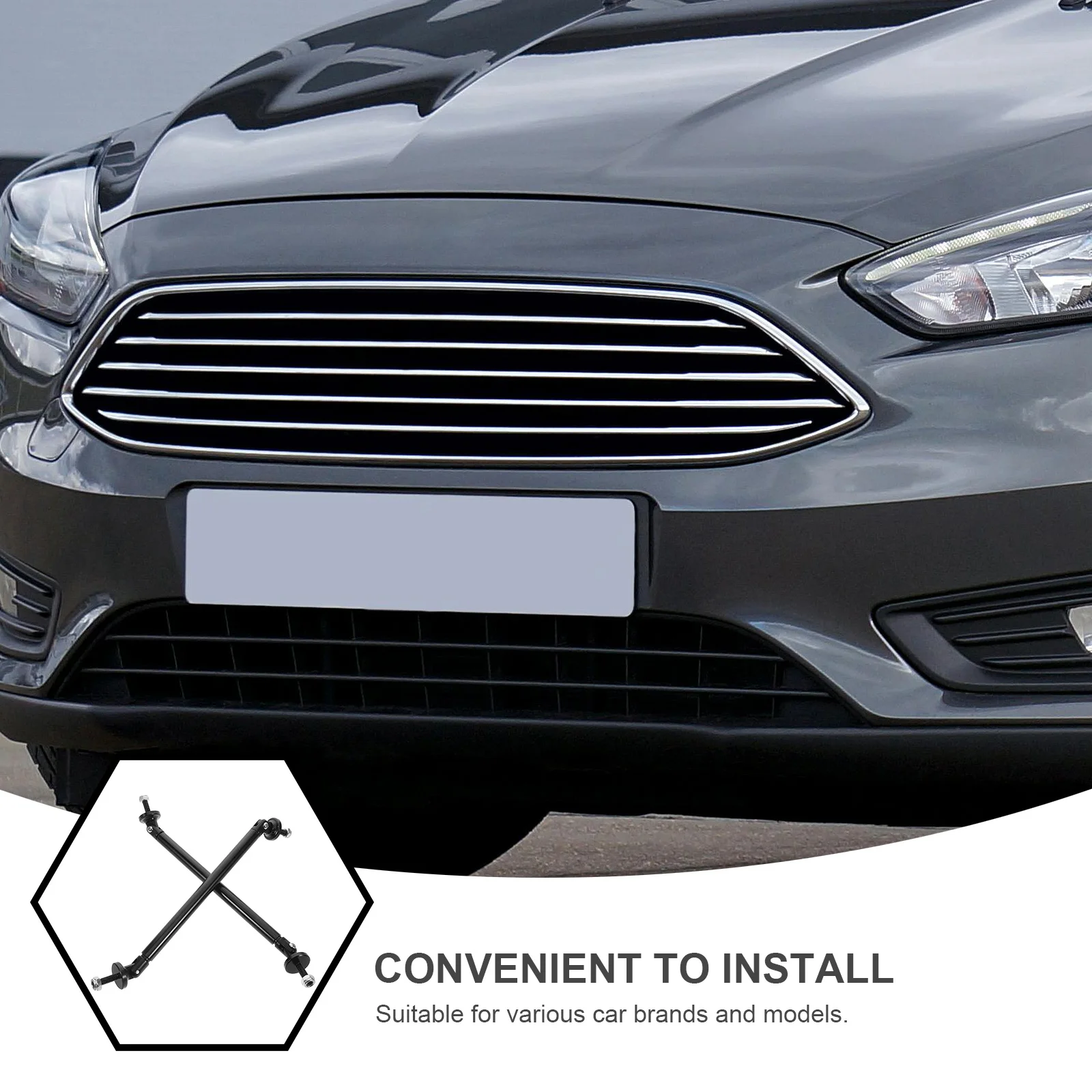 

Car Accessories Front Lip Splitter Automotive Bumper Adjustable Support Rods for