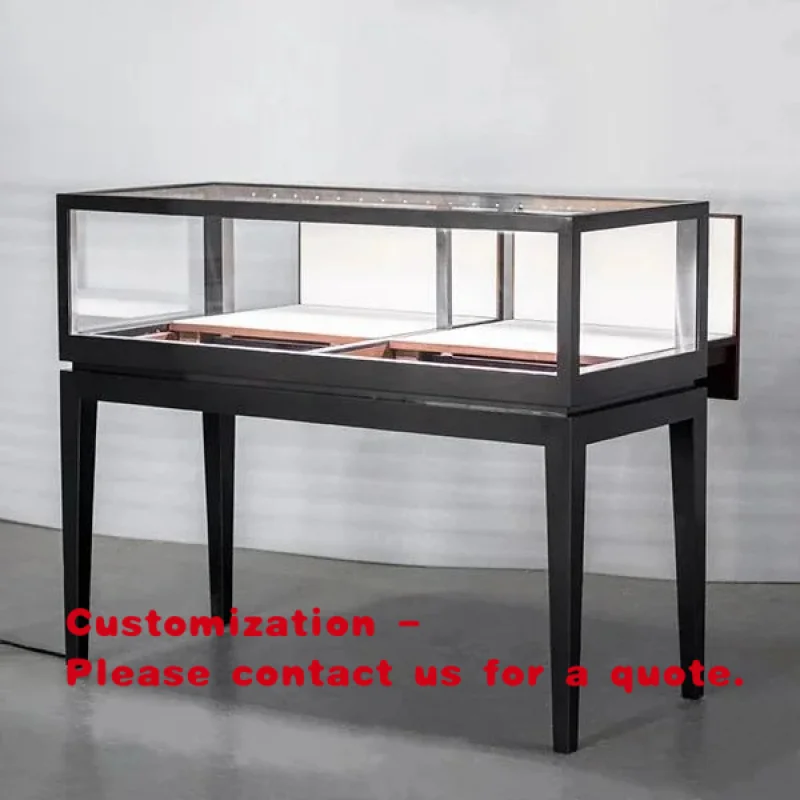 custom.Custom High-End LED Stainless Steel Counter Modern Luxury Waterproof Durable Eco-Friendly Recyclable Heavy Duty Jewelry S