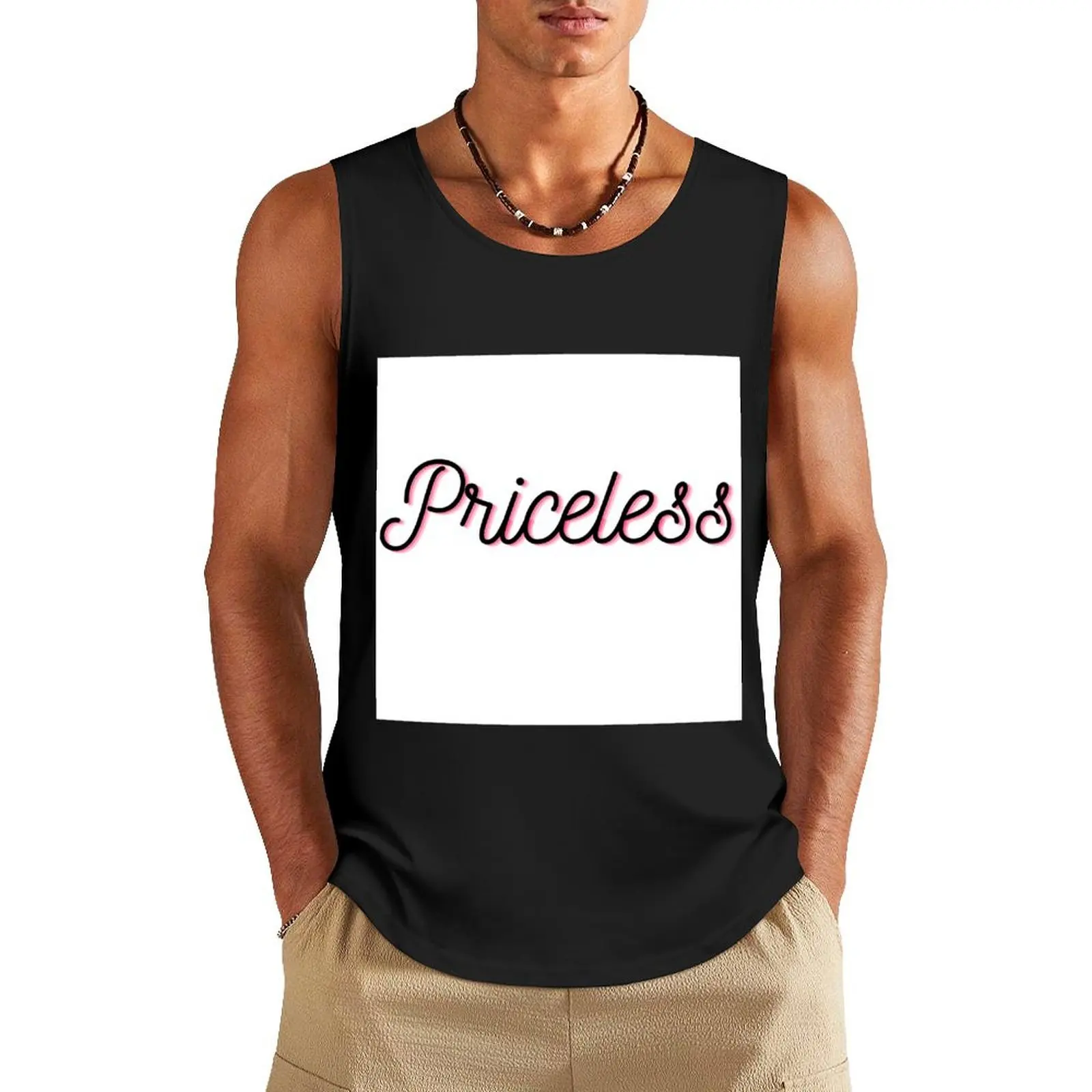 Priceless Tank Top Gym clothes Men's summer t-shirt Sportswear for men gym clothes for man