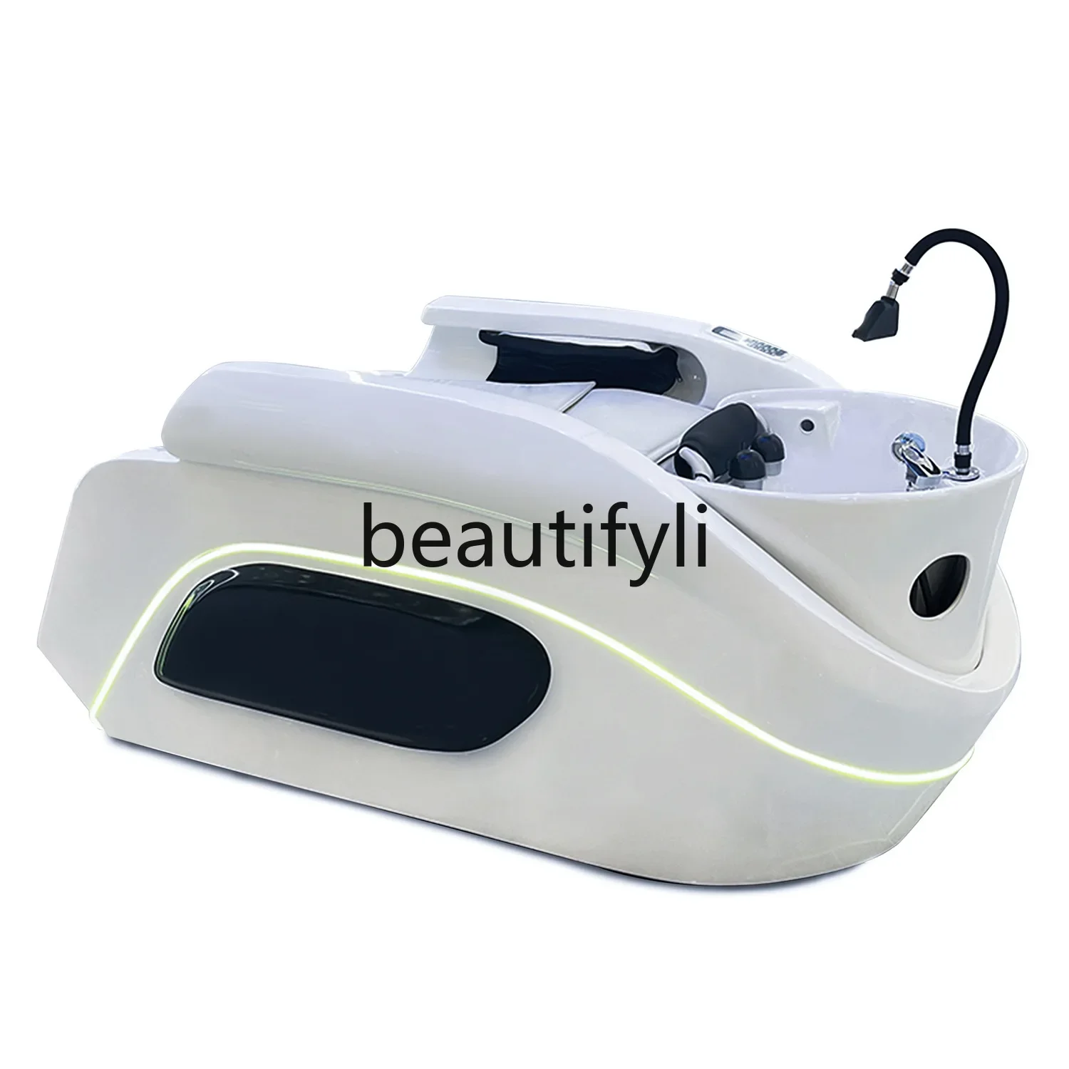 High-end automatic intelligent electric massage shampoo bed barber shop special care full lying Thai