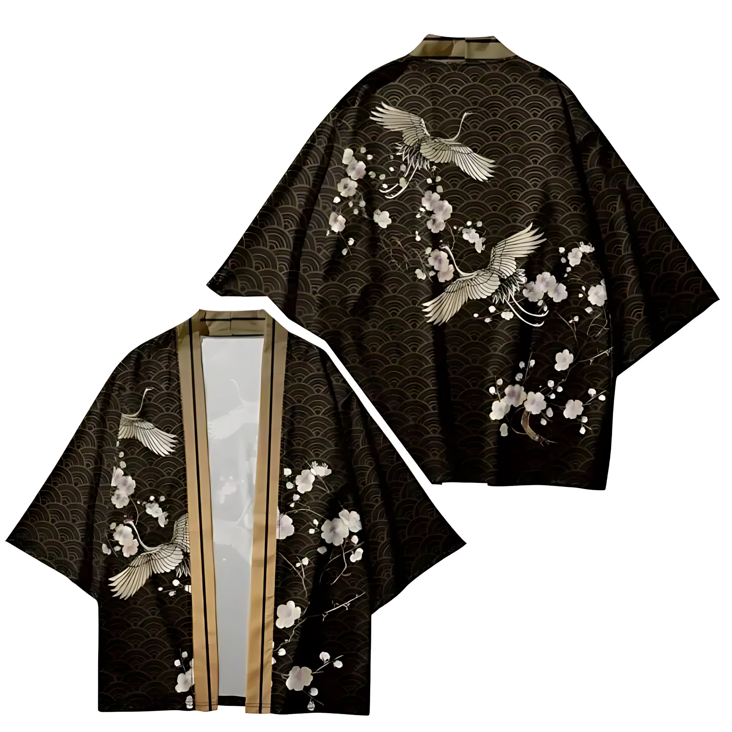 2026 Summer Men's Kimono 3D Printed Pattern Breathable Lightweight Casual Fashion Outdoor Men's Clothing