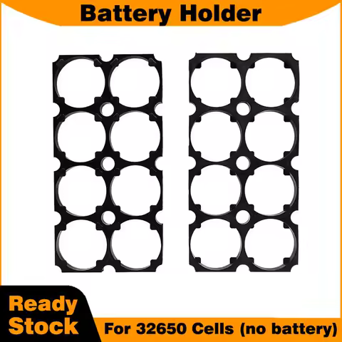 32650 battery holder 2x4 Integrated 32700 32650 Battery Cell Holder plastic for DIY lithium-ion battery pack without battery