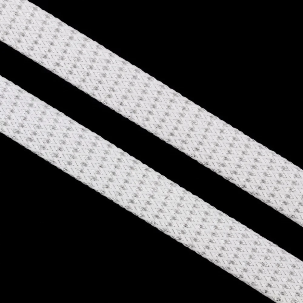 PET Braided Cable Sleeve Flame Retardant Expandable Braided Structure Wire Management Sleeve Insulated Flexible PC Case Wiring