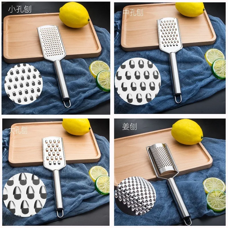 Multi-Purpose Cheese Lemon Grater for Fruit Vegetables Stainless Steel Potato Carrot Slicer Peeler Food Crusher Kitchen Gadgets