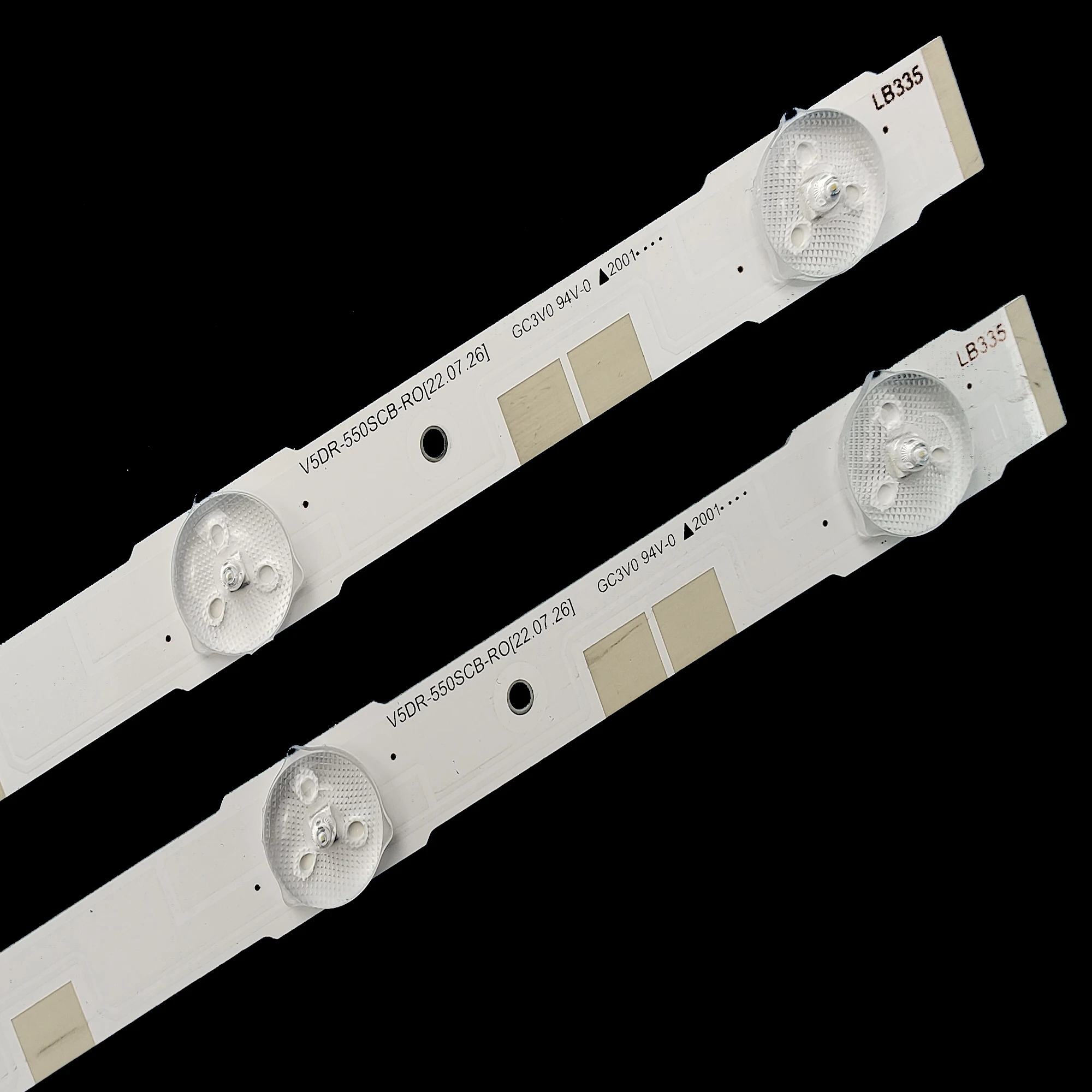 Bande de rétroéclairage LED 14 lampes pour téléviseur 55 "UA55JS7200 UE55JU6872 UE55JU6800 BN96-38481A UE55JU6872U UE55JU6850 UN55JS7250