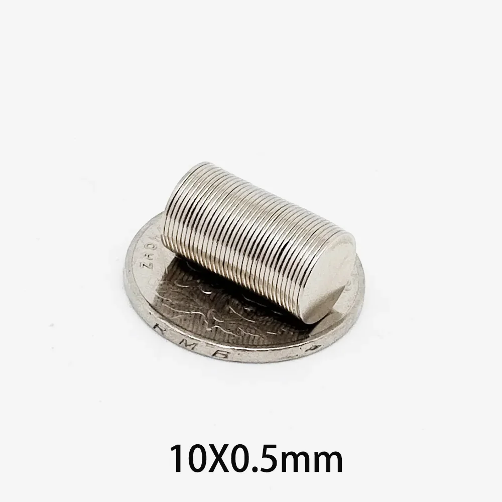 10x0.5 mm  Mini Small Round Magnet 10x0.5mm Powerful  Magnets 10*0.5 mm For Home Refrigerators, Offices DIY