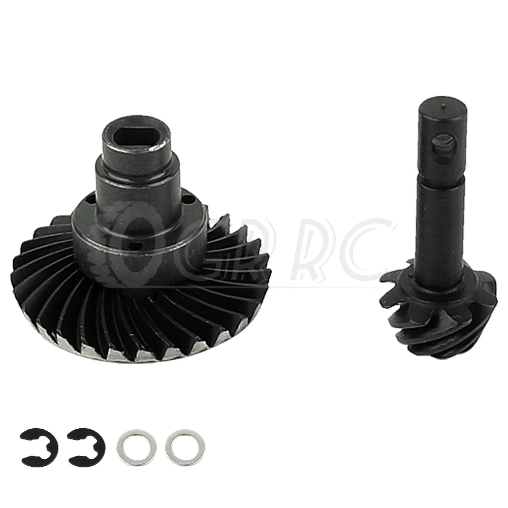 

8T 29T Steel Helical Bevel Axle Gear for 1/10 RC Crawler Axial SCX10 I II III 90046 90047 90059 90060 Capra Wraith SCX10 Pro