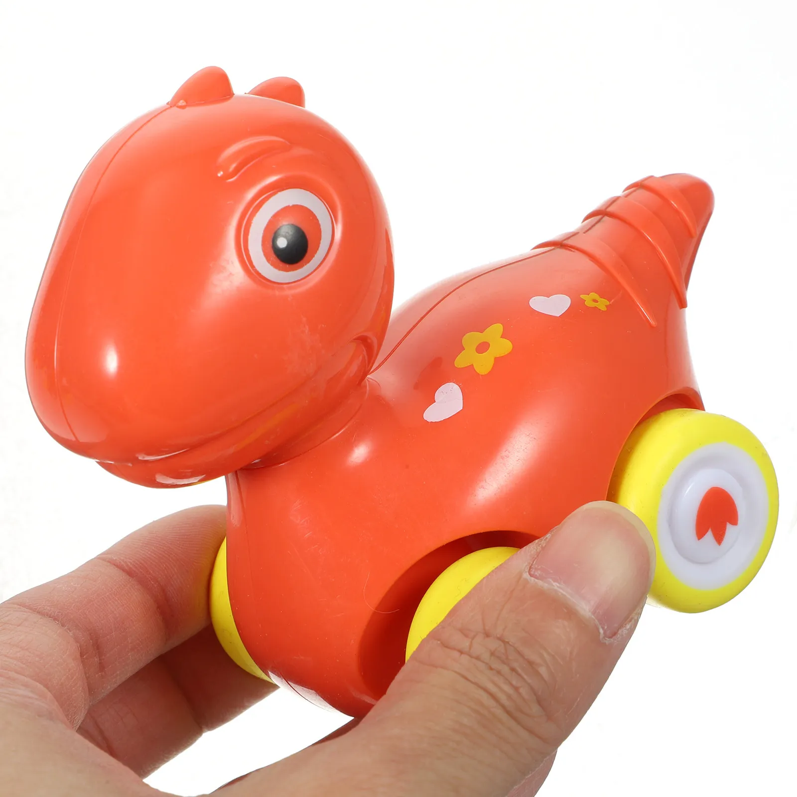 

6Pcs Dinosaur Pull Back Car Plastic Cartoon Inertia Vehicle Birthday Gift Kids Plaything Fun Party Game Pull Back Car