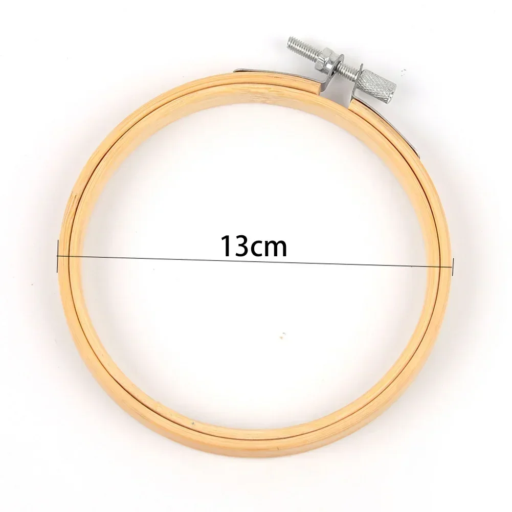 1pc Bamboo Embroidery Hoops Tool 8-26cm Embroidery Wooden Frame Hoop Circle Embroidery Shed For DIY Craft Home Decoration