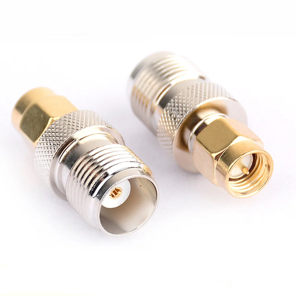 Musical Sound 1/6/24/50/100 Pieces Coaxial Coax Adapter SMA Female to RP-SMA Male Jack Adapter RF Antennas Plug RP-SMA Connector