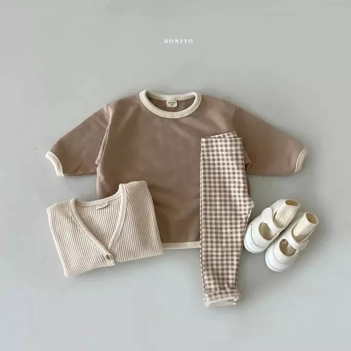 New Fashion Baby Solid Color Cotton Waffle Cardigans Boys Girls V-neck Jacket Comfortable Clothes Infant Cardigan Coat Kids Tops