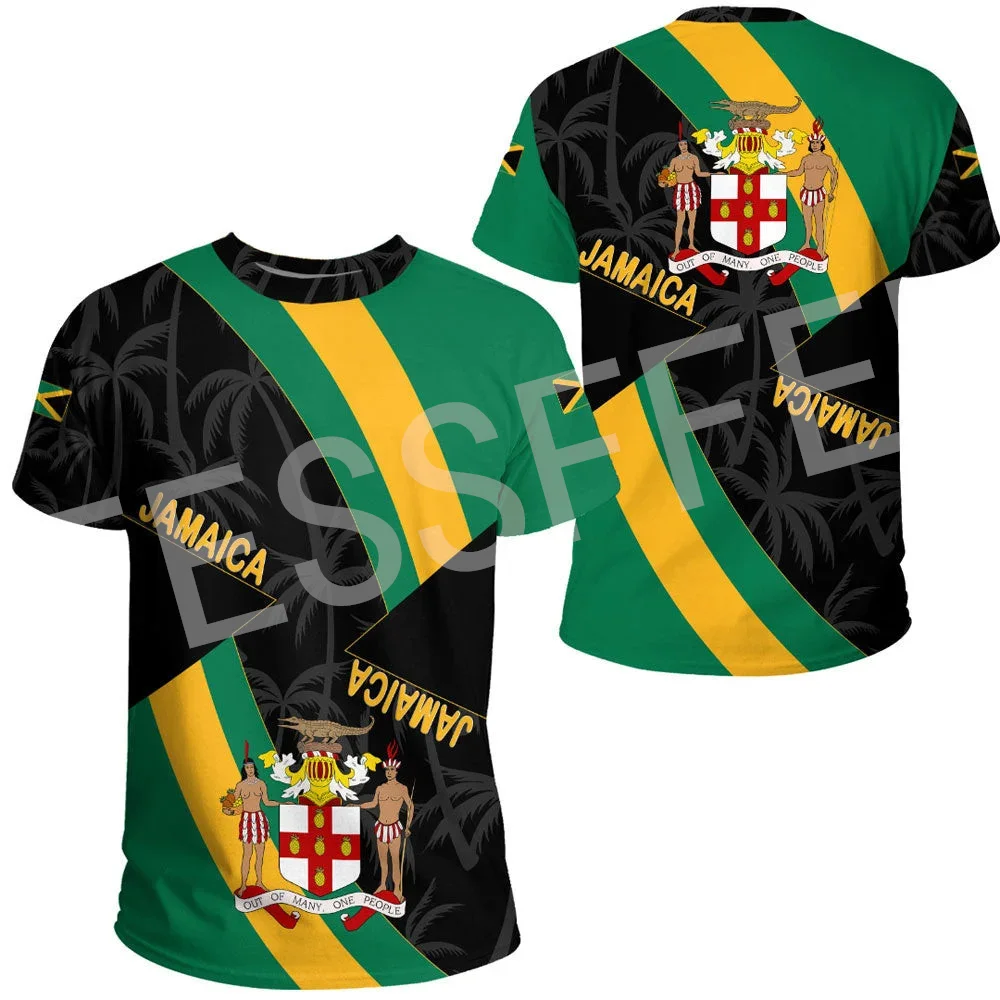 

NewFashion Africa Country Reggae Jamaica Lion Tattoo Colorful Retro 3DPrint Men/Women Summer Short Sleeves T-Shirts Streetwear 5