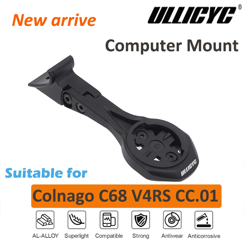 BICYCLE MOUNT For Colnago C68 V4RS CC.01 Integrated Handlebar Computer Mount Compatible GPS/Garmin/Bryton/Wahoo Aluminum Alloy