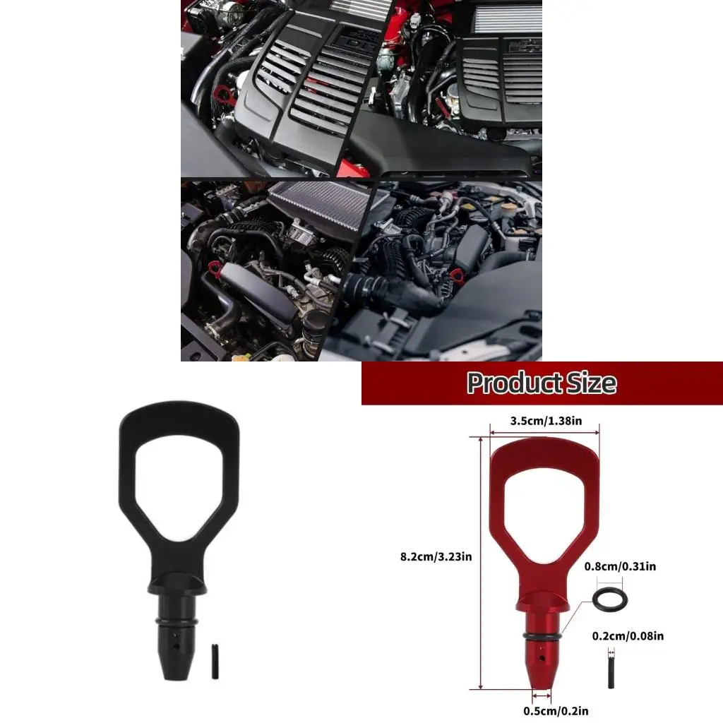 

Engine Oil Dipstick Handle Aluminum Oil Dipstick Pull Handle Car Accessories