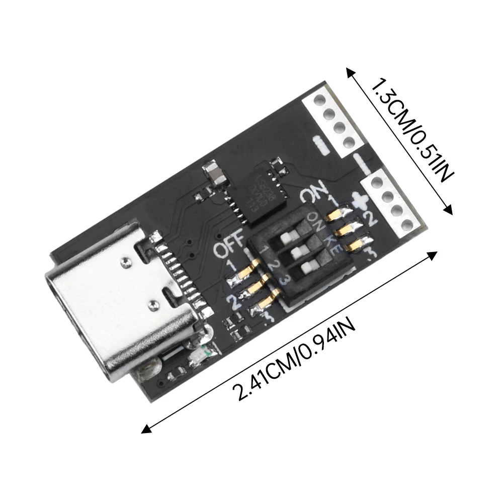 PD2.0 3.0 Fast Charger Decoy Type-C 5V 9V 12V 15V 20V DC Laptop Motor LED Light 100W Maximum Power Fast Charging Module 5A