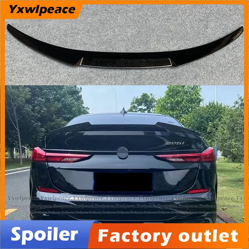 

For BMW 2 Series F44 2021 2022 Spoiler M4 Style Real Carbon Fiber Rear Trunk Lip Spoiler Wing Car Accessories