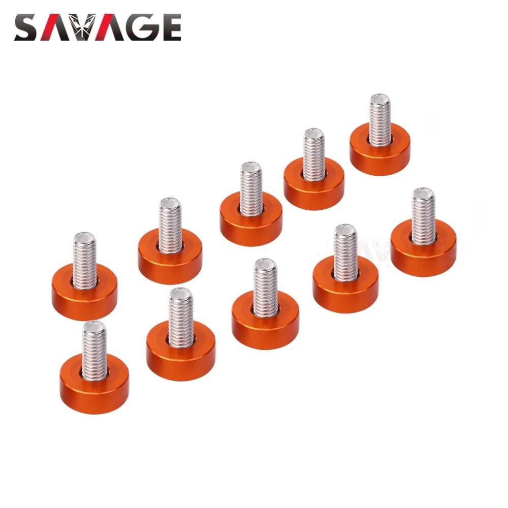 22 szt. Śruba owiewki ramy przedniego błotnika do 990 ADVENTURE S R 2006-2013 990 Akcesoria motocyklowe Śruby spryskiwacza CNC M6