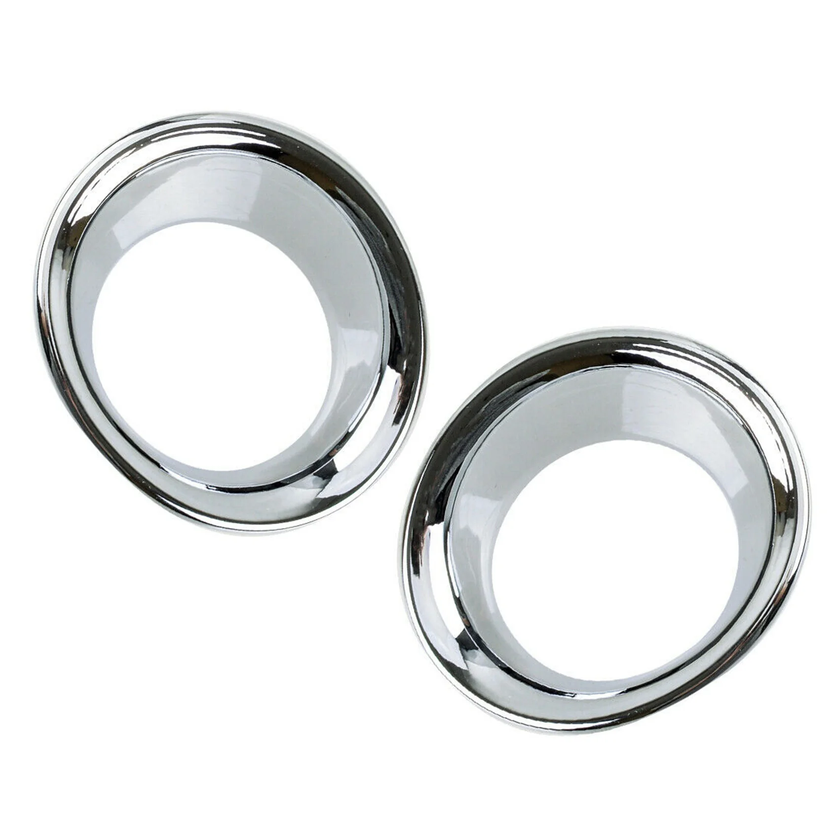 

For Toyota Harrier Venza 2020-2022 ABS Silver Front Fog Lamp Light Cover Trim Sticker Car Styling Accessories
