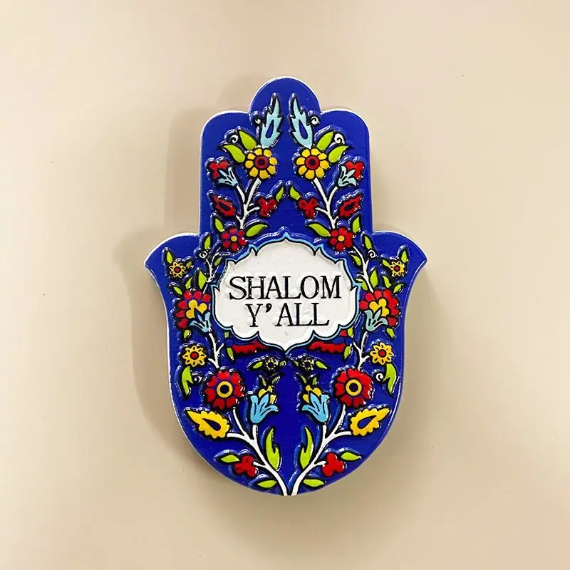 

Israel Refrigerator Magnet Travel Souvenir Palm Magnetic Creative Home Decoration Resin Unique Gift
