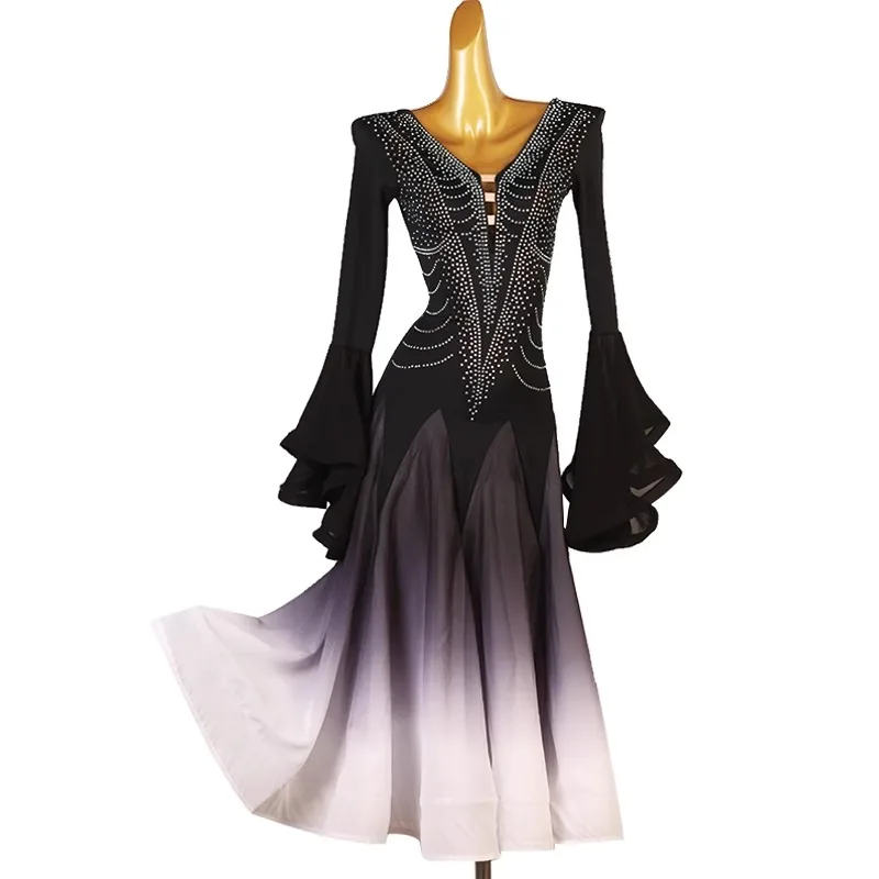 2026 Modern Dance Practice Ballroom Dress Women Party Costume Competition Girls Dancewear Waltz Suit Urban Evening Match Outfits
