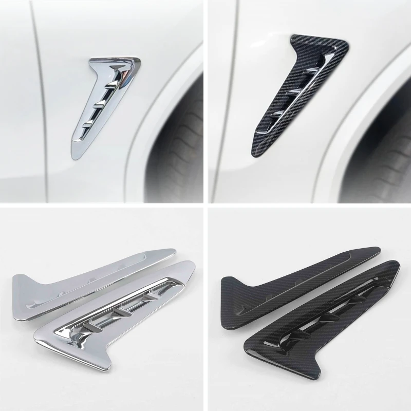

For BMW X3 G01 2018 - 2023 X4 G02 2019 - 2023 Exterior Accessories Car Wing Side Badge Fender Emblem Sticker Cover Moulding