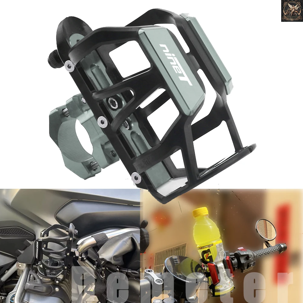 

For BMW R nineT RnineT Nine T Pure Scrambler Urban G/S CNC Accessories Beverage Water Bottle Drink Cup Holder Motorcycle