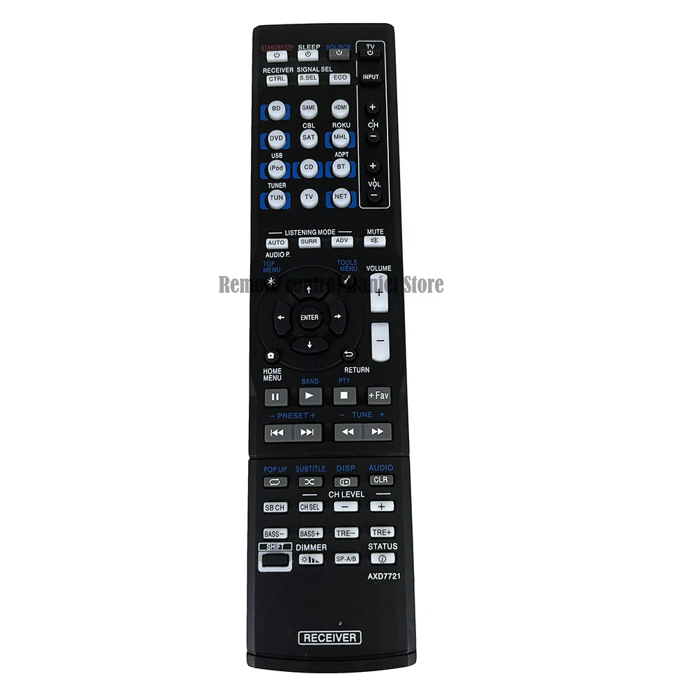 NEW AXD7721 For Pioneer AV Receiver Remote Ccontrol VSX-45 VSX-44 VSX-454 VSX-824 VSX-830 VSX-830-K VSX-1024 VSX-1029