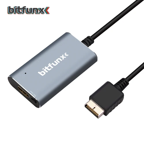 Bitfunx Convertidor PS2 a HDMI para consolas de juegos PS2 PS1 PlayStation 1/2 con interruptor RGB a YPbPr