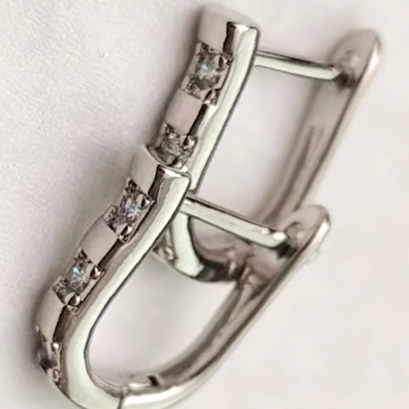 Zircon Studs Horse Shoe Earrings For Women oorbellen Boucle d'oreille 2026 Pendientes 925 Sterling Silver Earrings Harp