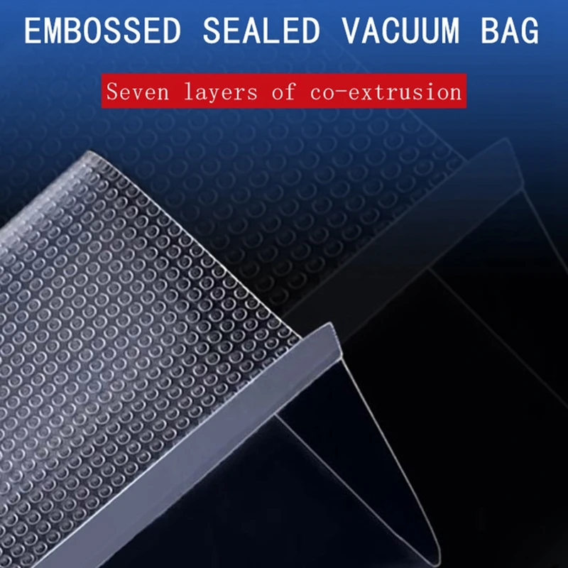 100 Pieces 20X30cm Vacuum Sealer Bags With Tear Recess Clear Plastic Flat Pouches Bulk Food Packaging Bags