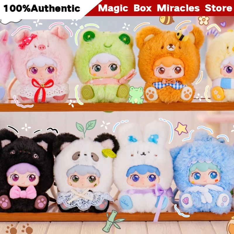 

Orignal Kimipapa Animals Aligned Plush Keychain Blind Box Cute Hanging Doll Collectible Toy Bag Charm & Birthday Gift For Adults