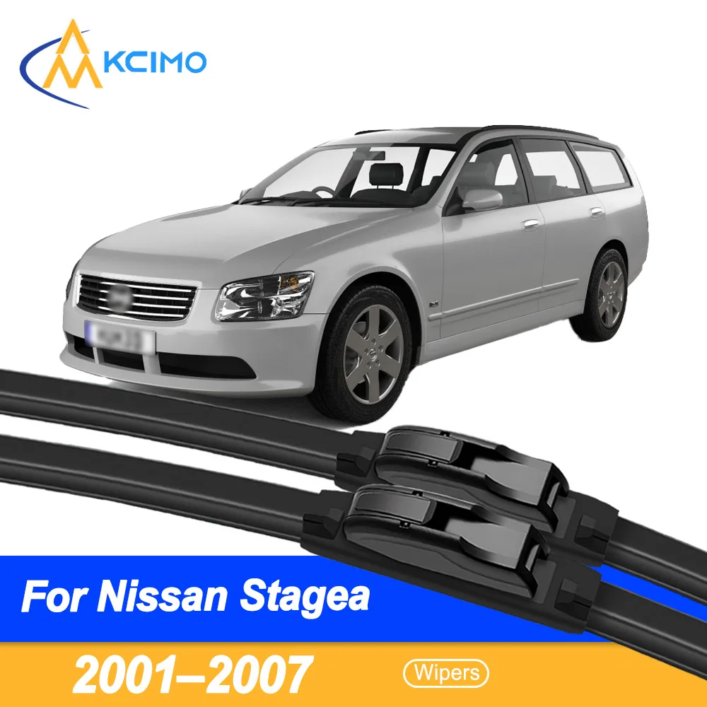 

Suitable for Nissan Stagea front wiper blades 2001-2007 car wiper windshield window accessories 2 pieces